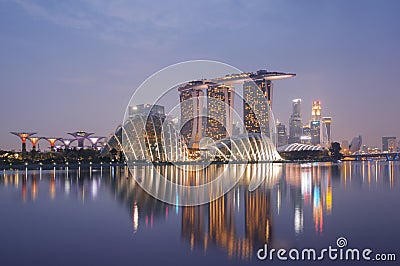 Singapore Skyline Stock Photo