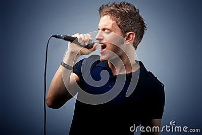 Singer Stock Photo