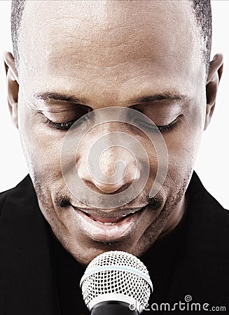 Singer Stock Photo