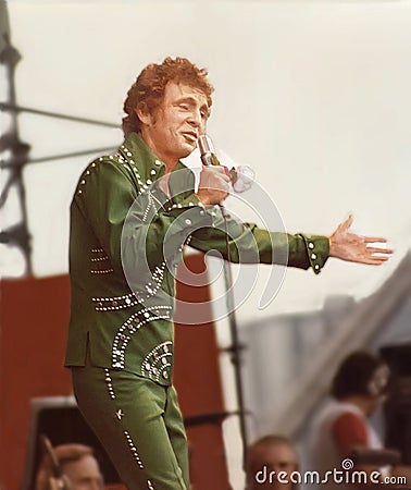Bobby Vinton at ChicagoFest in 1981 Editorial Stock Photo
