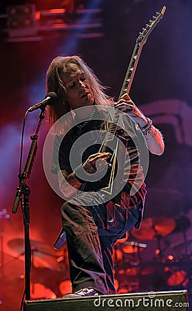 Alexi Laiho of Children of Bodom Editorial Stock Photo