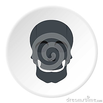 Singer mask icon circle Vector Illustration