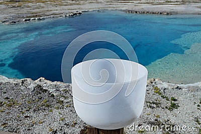 Singing Bowl Stock Photo