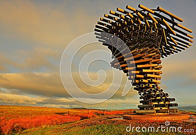 Singing Ringing Tree, Crown Point, Burnley Editorial Stock Photo