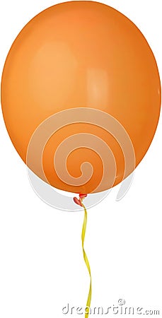 Single balloon - isolated image Stock Photo