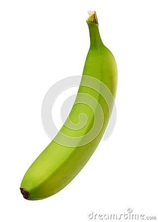 Single banana Stock Photo