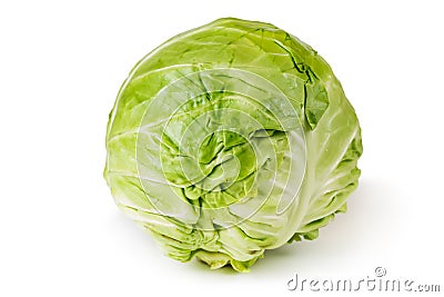 Single cabbage Stock Photo