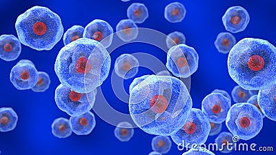 Single-celled organisms Stock Photo