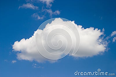 Single cloud Stock Photo