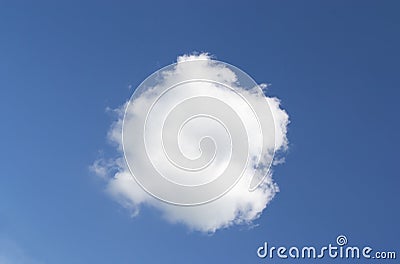 Single cloud Stock Photo