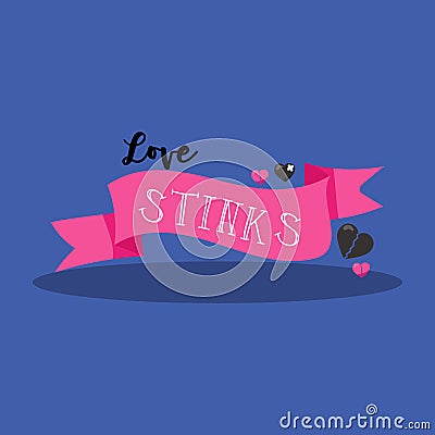 SINGLE DAY STINKS 03 Vector Illustration