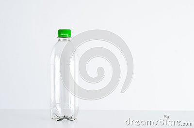 Empty plastic bottle Stock Photo