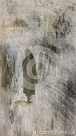 A single figure in a blurry space, abstract background. Illusory author`s image. Stock Photo