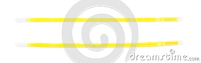 Single glow stick isolated Stock Photo