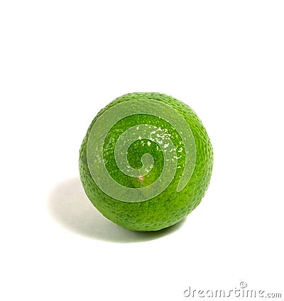 Single lime Stock Photo