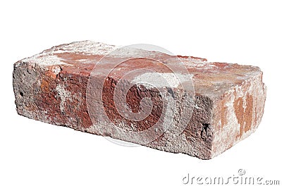 Single old brick Stock Photo