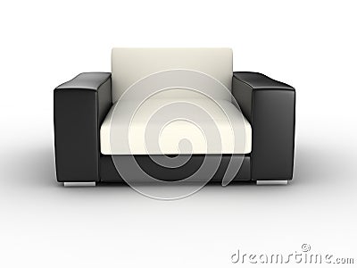 Single sofa Stock Photo