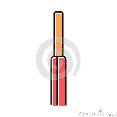 single strand wire color icon vector illustration Vector Illustration