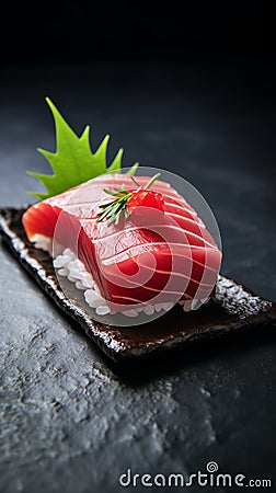 single tuna nigiri sushi, life style Authentic living Stock Photo