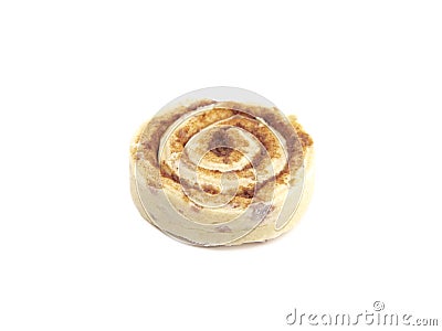 Unbaked Cinnamon Roll Dough Ready to be Cooked Stock Photo