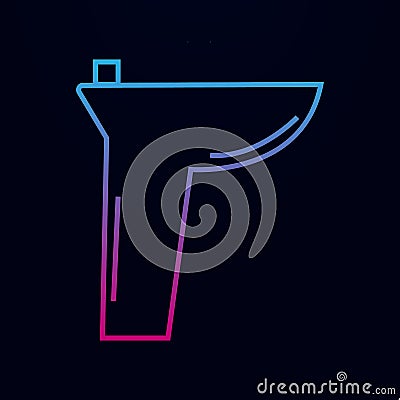 Sink nolan icon. Simple thin line, outline vector of bathroom icons for ui and ux, website or mobile application Stock Photo