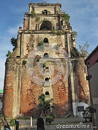 Sinking bell tower Editorial Stock Photo