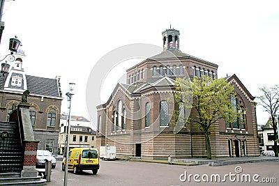 the Sint-Nicolaaskerk (formerly Great church) is a catholic church in Purmerend, the netherlands. Editorial Stock Photo