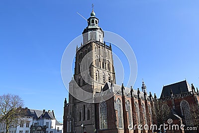 Sint Walburgiskerk in Zutphen, The Netherlands Stock Photo