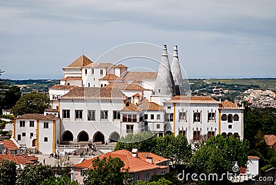 The Sintra National Palace Stock Photo