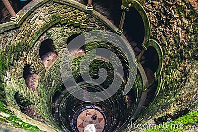 Sintra, Portugal at the Initiation Well. Stock Photo