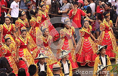 Sinulog Cebu Parade Celebration Editorial Stock Photo