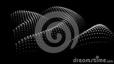 Sinusoidal formula distortion sine wave and waveform. Graph of a 3d function space in three-dimensional coordinates. Science Vector Illustration