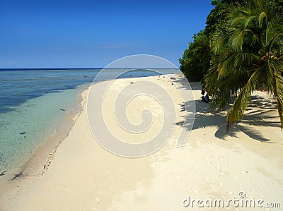 Sipadan island beach Stock Photo