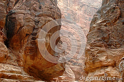 Siq Gorge Stock Photo