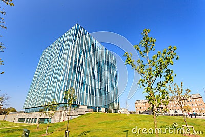 The Sir Duncan Rice Library of University of Aberdeen. Editorial Stock Photo