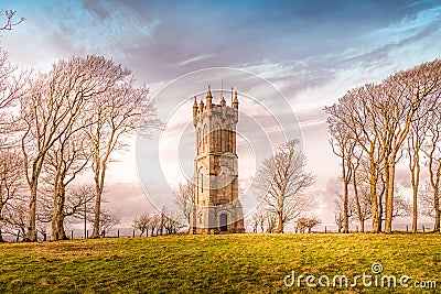 Sir William Wallace Tower, Also Known as the Barnweil Tower South Ayrshire, Stock Photo