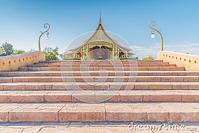Sirindhorn Wararam Phu Prao Temple Wat Phu Prao Thailand. Stock Photo
