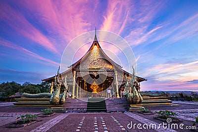 Sirindhorn Wararam Phu Prao Temple Wat Phu Prao, Ubon Ratchathani, Thailand Stock Photo