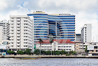Siriraj hospital is the first hospital and medical shool in Thai Editorial Stock Photo