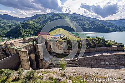 Siriu Dam in Romania Stock Photo