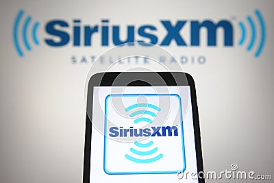 Sirius XM Holdings Inc. logo Cartoon Illustration