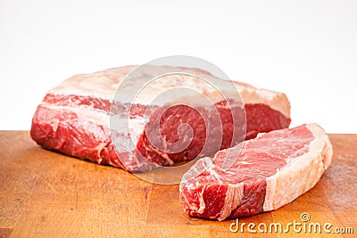 Sirloin Steak and Joint Stock Photo