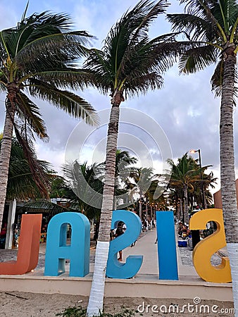 Sisal, Yucatan, Mexico - November 20, 2022: Pueblo Magico in a Mexican port located in the Gulf of Mexico to enjoy on vacation Editorial Stock Photo