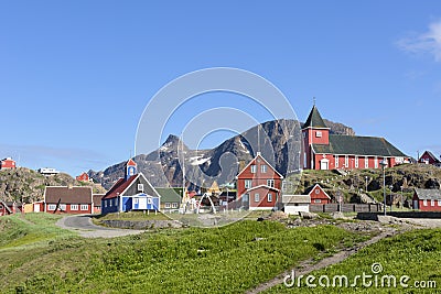 Sisimiut, Greenland Stock Photo