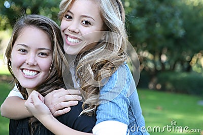 Sisterly Love Stock Photo