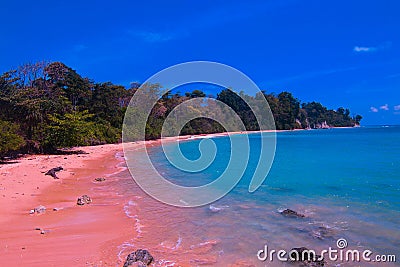 Sitapur Beach at Neil Island Stock Photo