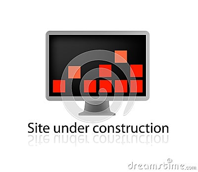 Site under construction Vector Illustration