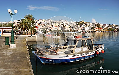 Sitia Port Town Crete Greece Editorial Stock Photo