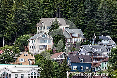 Sitka Homes Editorial Stock Photo