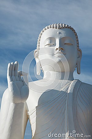 Sitting Buddha image close up Stock Photo